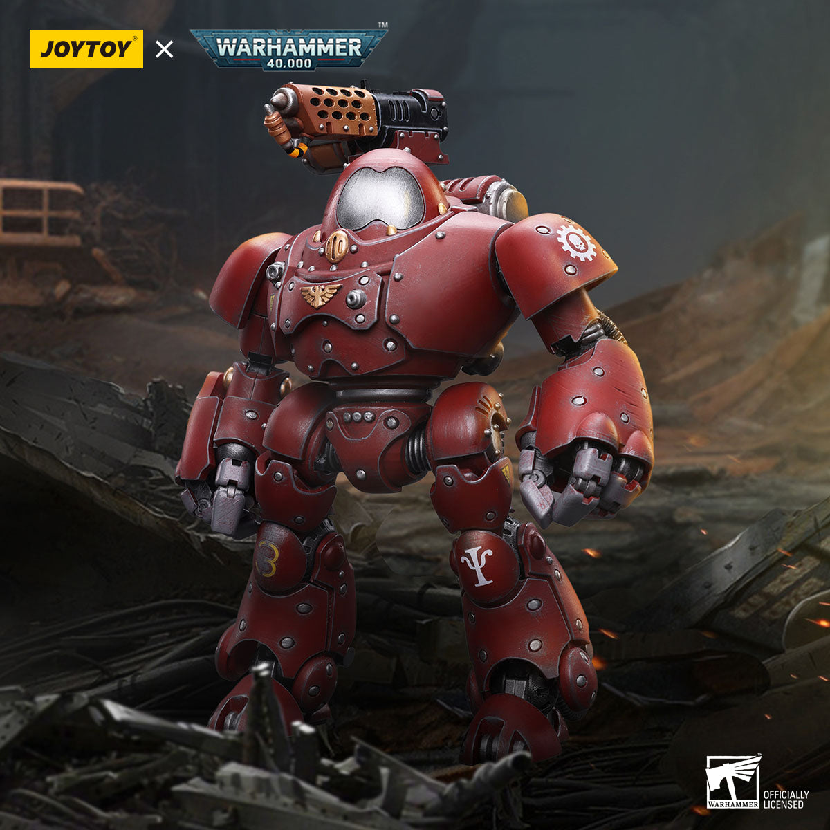 JOYTOY x Warhammer Adeptus Mechanicus Kastelan Robot with Incendine Combustor