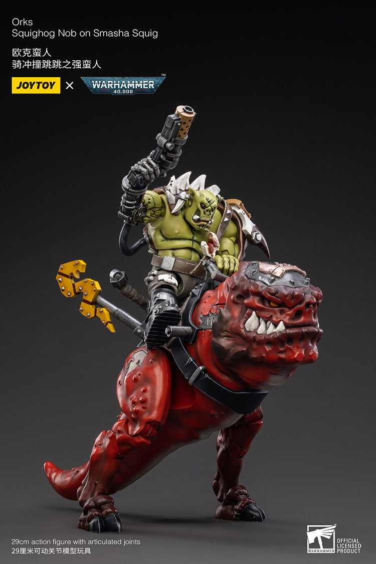 Orks Squighog Nob On Smasha Squig