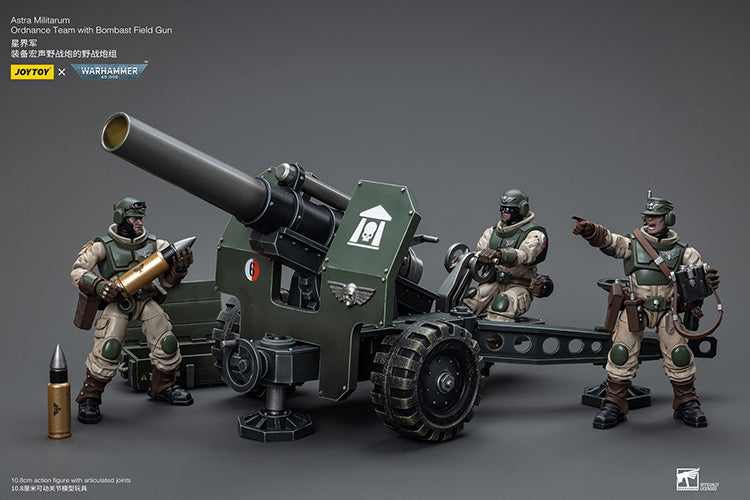 Astra Militarum Ordnance Team with Bombast Field Gun
