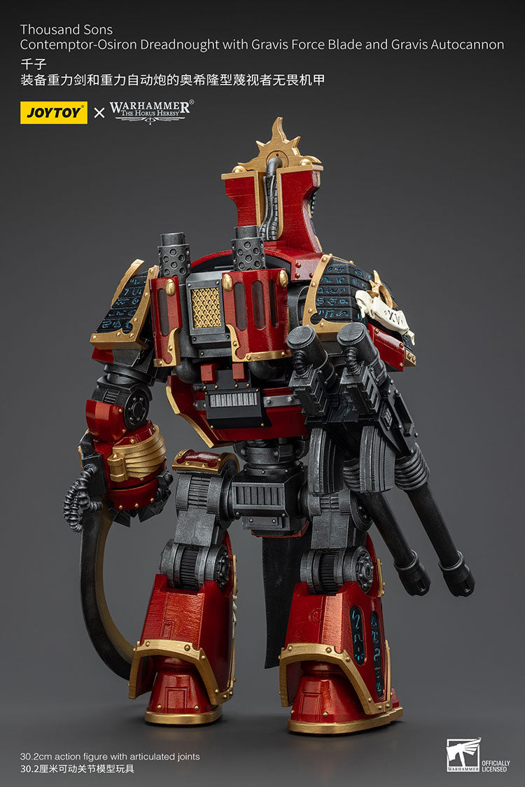 Thousand Sons Contemptor-Osiron Dreadnought with Gravis Force Blade and Gravis Autocannon