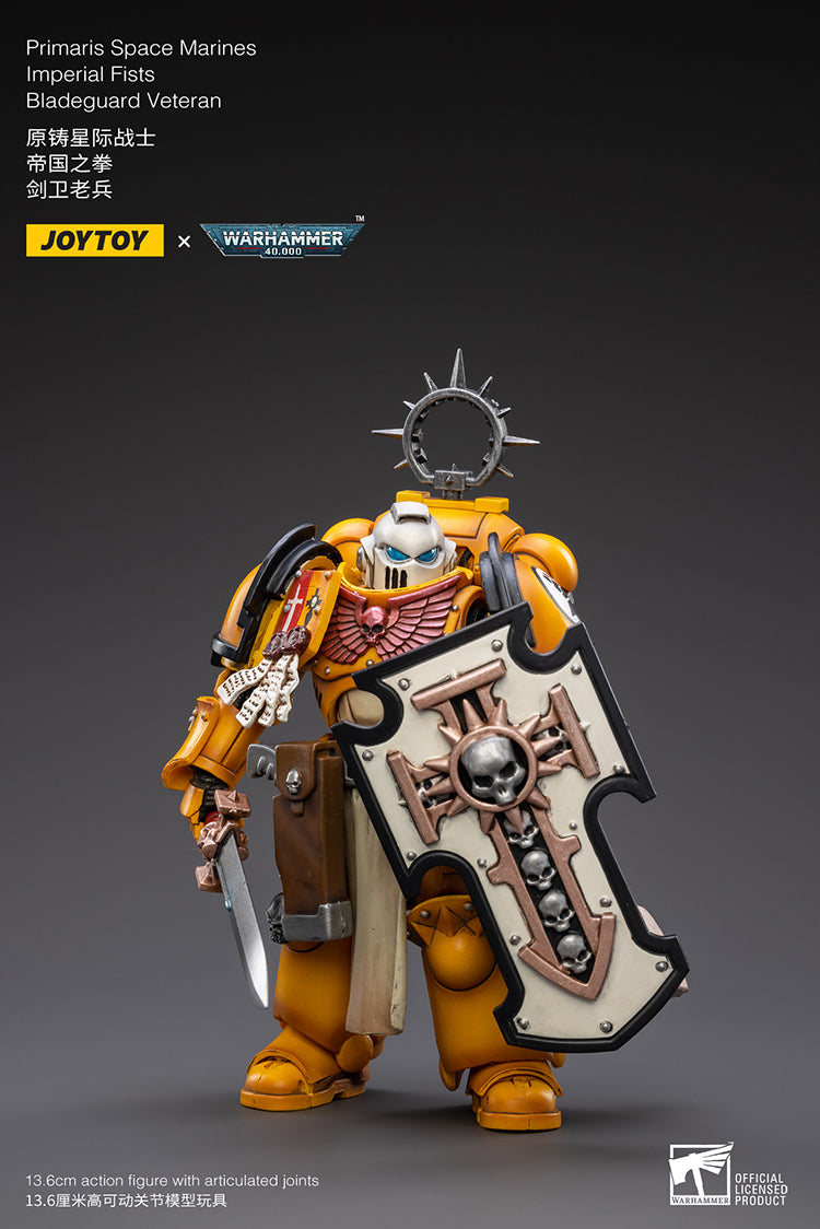 Pmaris Space Marines Imperial Fists Bladeguard Veteran