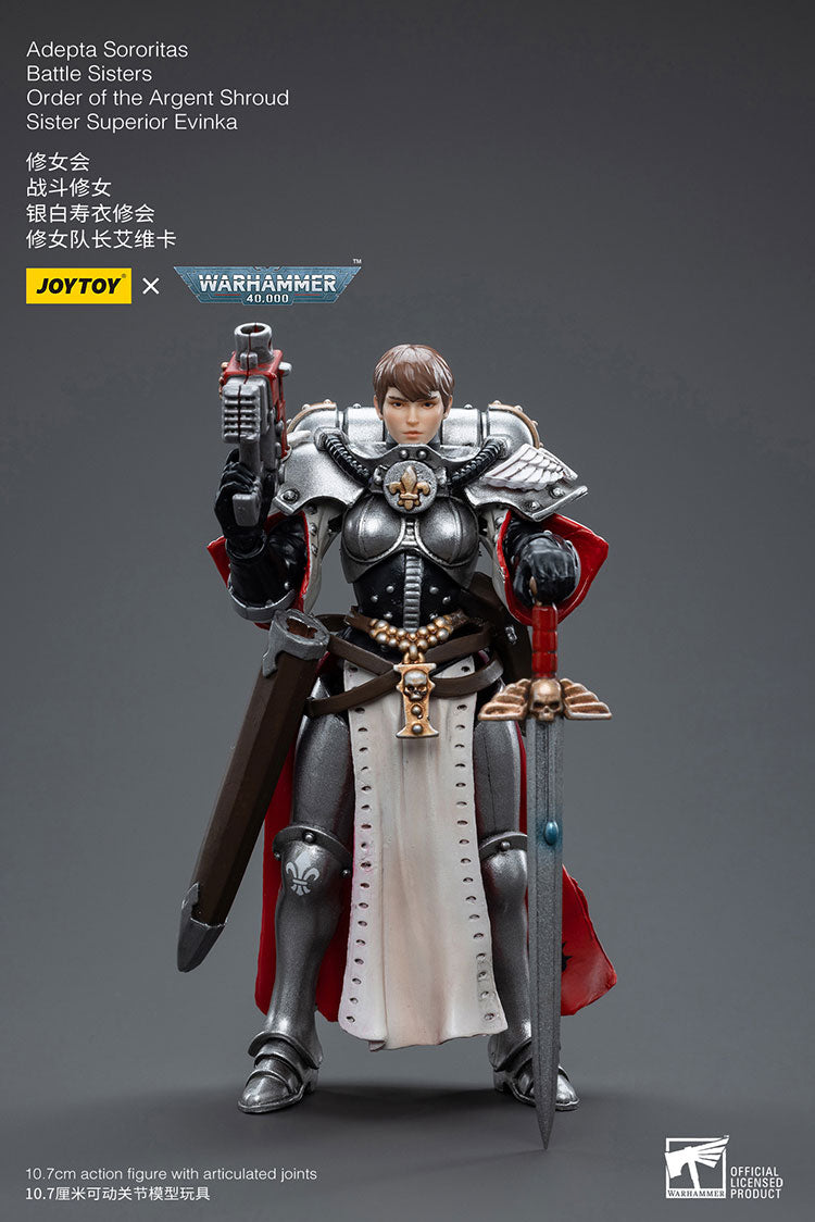 Adepta Sororitas Battle Sisters Order of the Argent Shroud Sister Superior Evinka