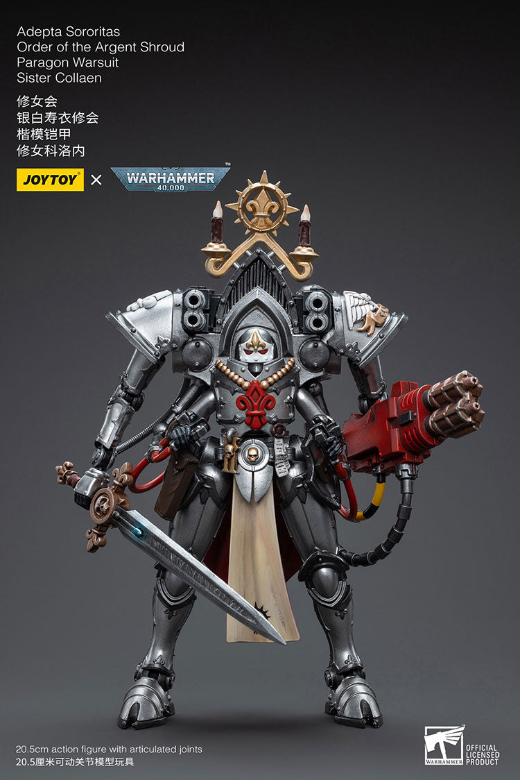 Adepta Sororitas Order of the Argent Shroud Paragon Warsuit Sister Collaen