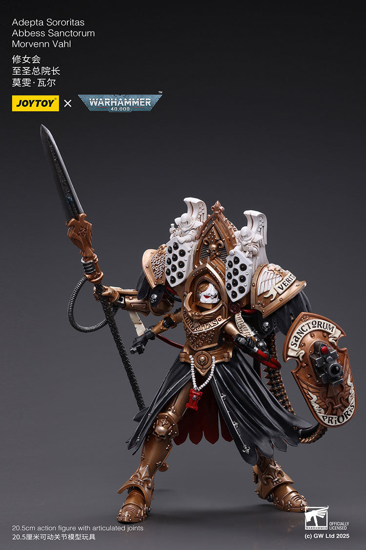 Adepta Sororitas Abbess Sanctorum Morvenn Vahl