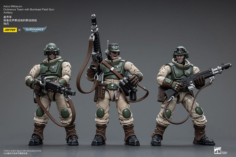 Astra Militarum Ordnance Team with Bombast Field Gun