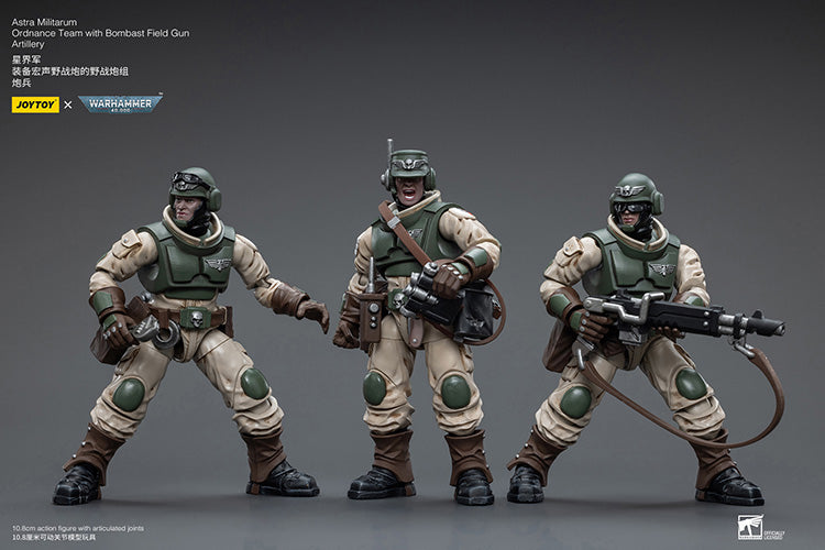 Astra Militarum Ordnance Team with Bombast Field Gun