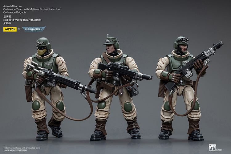 Astra Militarum Ordnance Team with Malleus Rocket Launcher