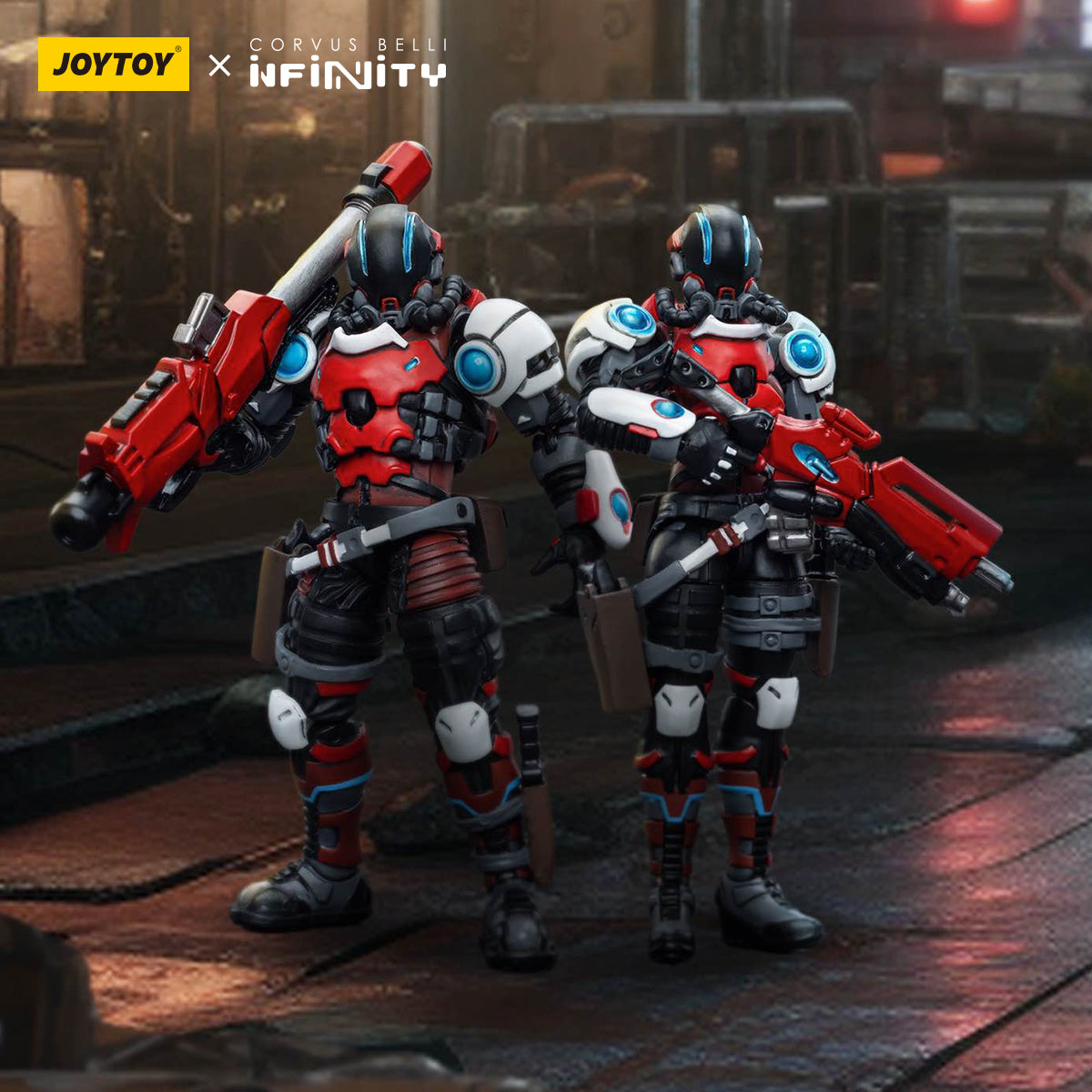 JOYTOY x INFINITY NA2 Monstruckers #1&Oktavia Grimsdottir lcebreaker's Harpooner