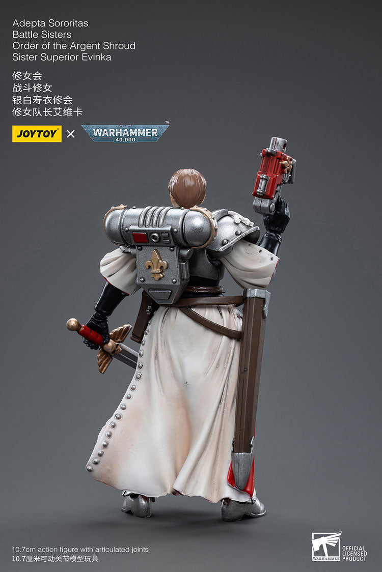 Adepta Sororitas Battle Sisters Order of the Argent Shroud Sister Superior Evinka
