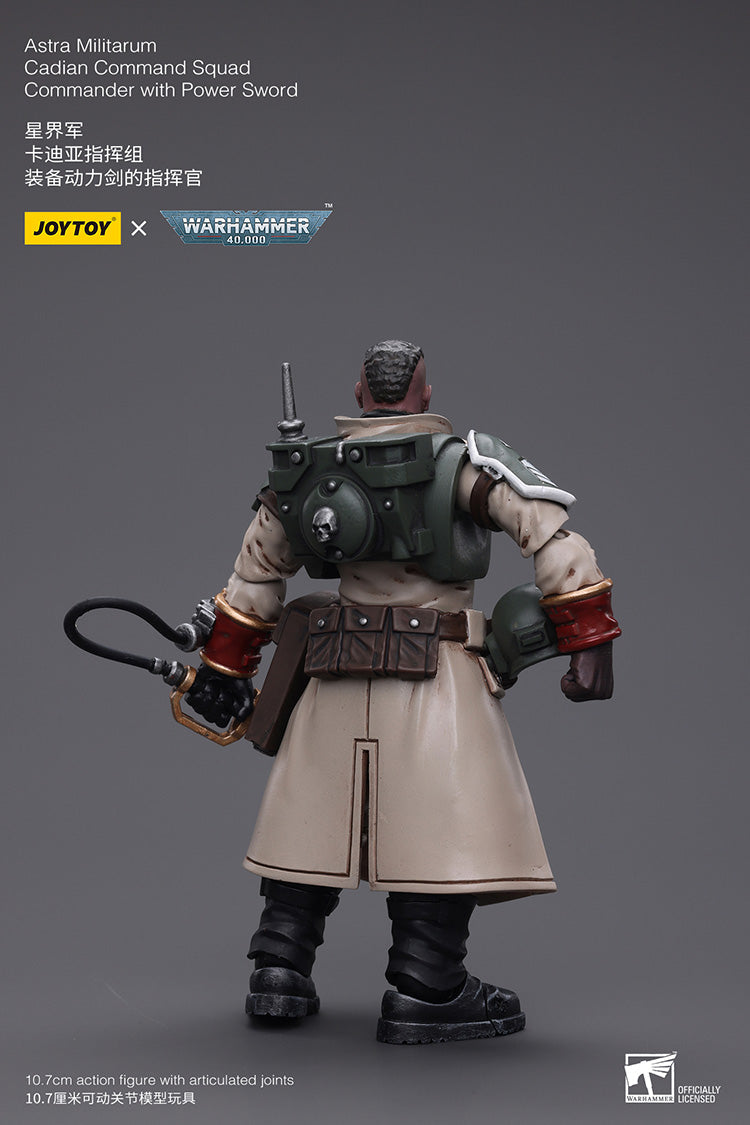 Astra Militarum Cadian Command Squad Commander with Power Sword