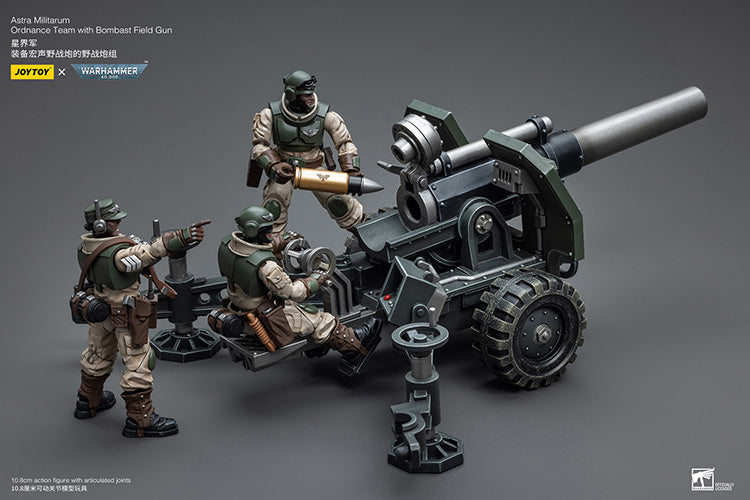 Astra Militarum Ordnance Team with Bombast Field Gun