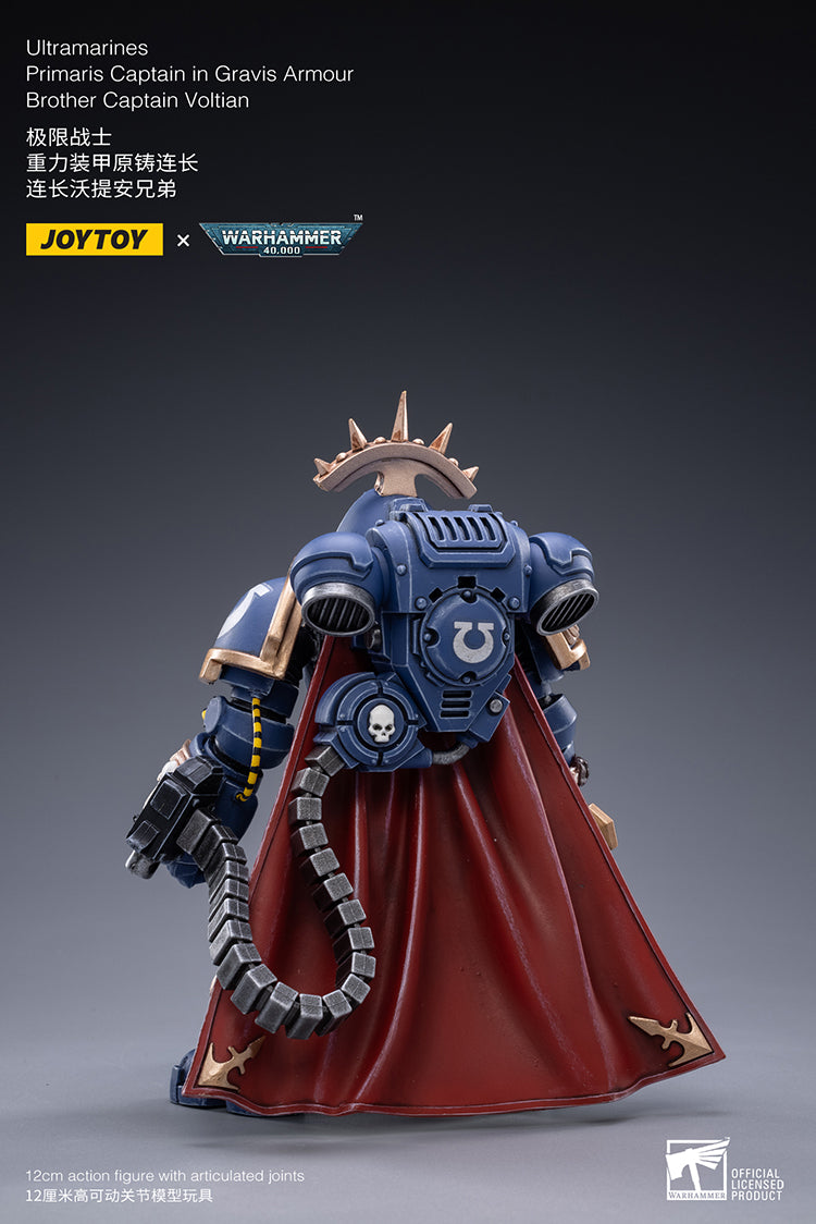 Ultramarines Primaris Captain in Gravis Armour Brother Captain Voltian
