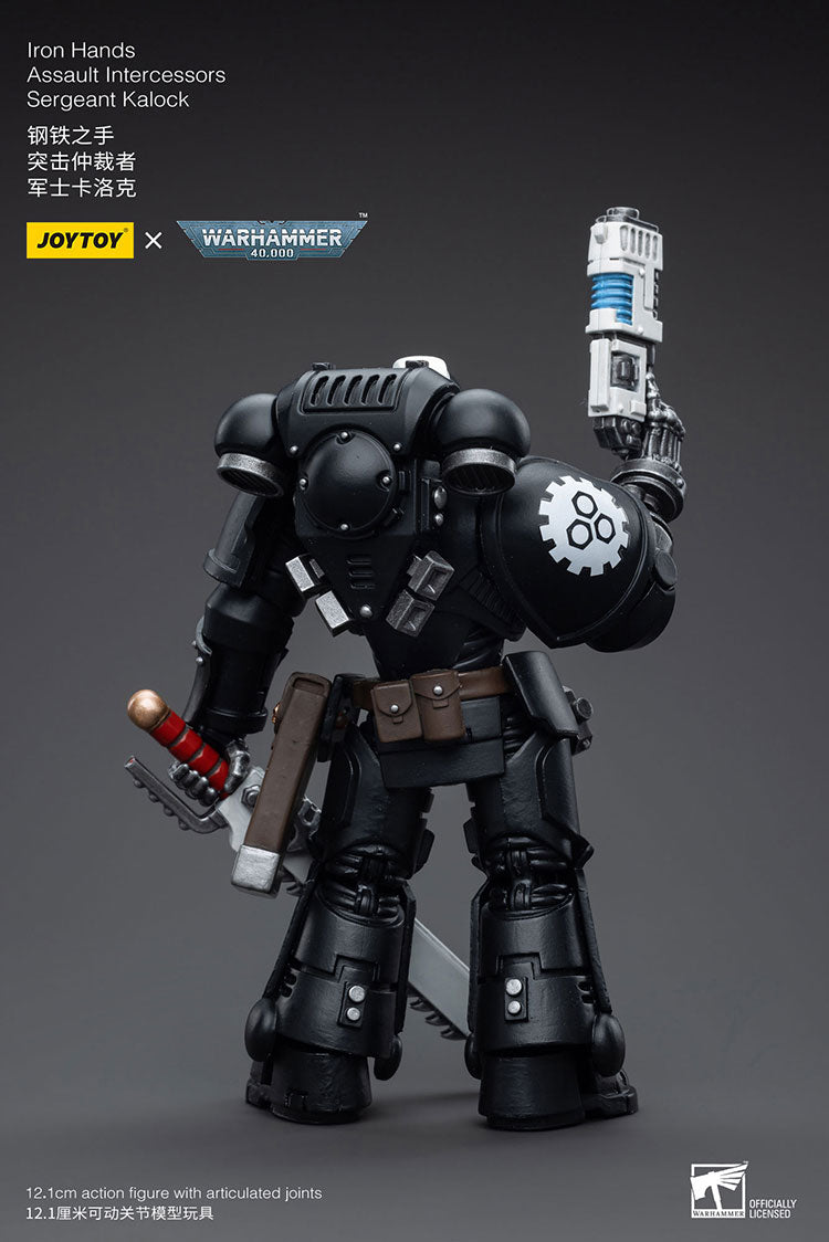 Iron Hands Assault Intercessors Sergeant Kalock