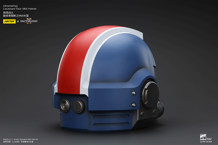 Ultramarines Lieutenant Titus' MkX Helmet