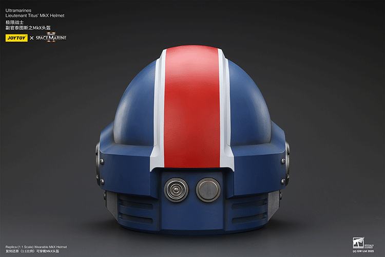 Ultramarines Lieutenant Titus' MkX Helmet