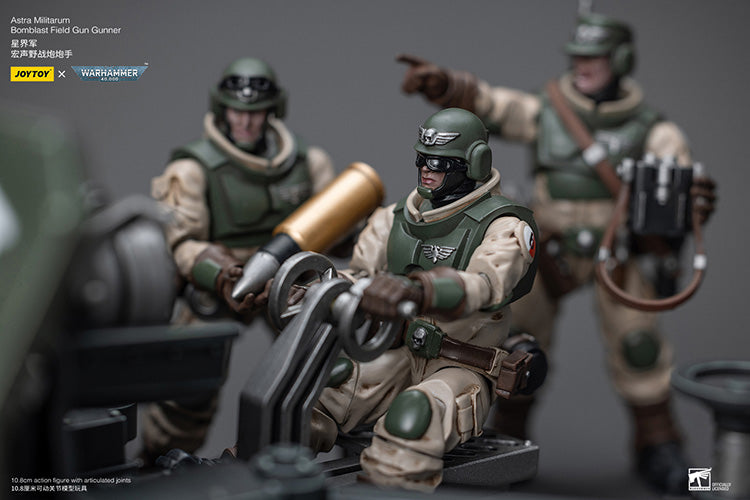 Astra Militarum Ordnance Team with Bombast Field Gun