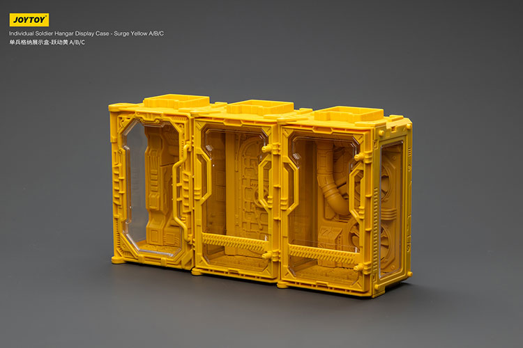 Individual Soldier Hangar Display Case - Surge Yellow