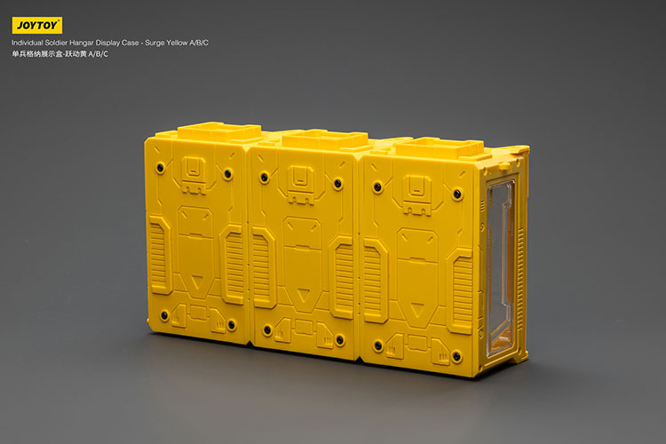 Individual Soldier Hangar Display Case - Surge Yellow