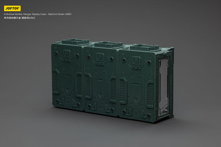 Individual Soldier Hangar Display Case - Starhunt Green