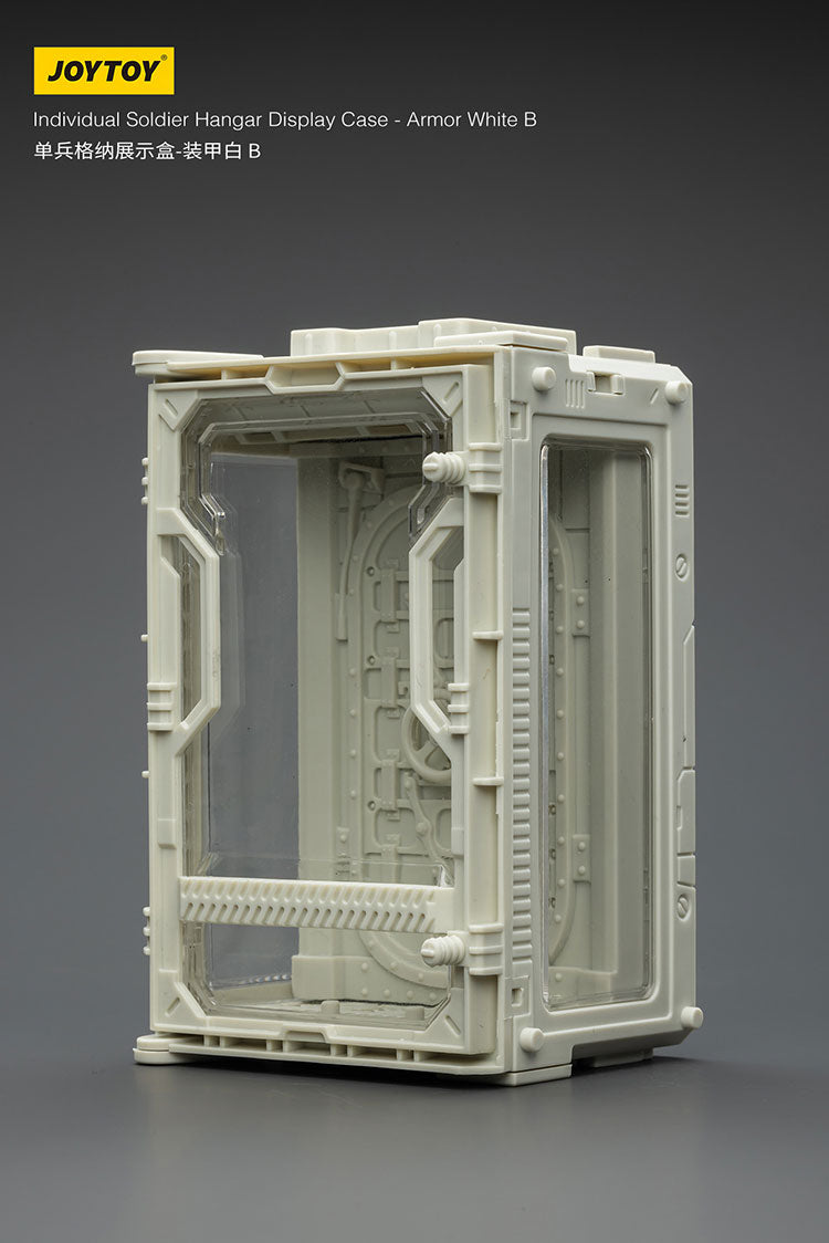 Individual Soldier Hangar Display Case - Armor White
