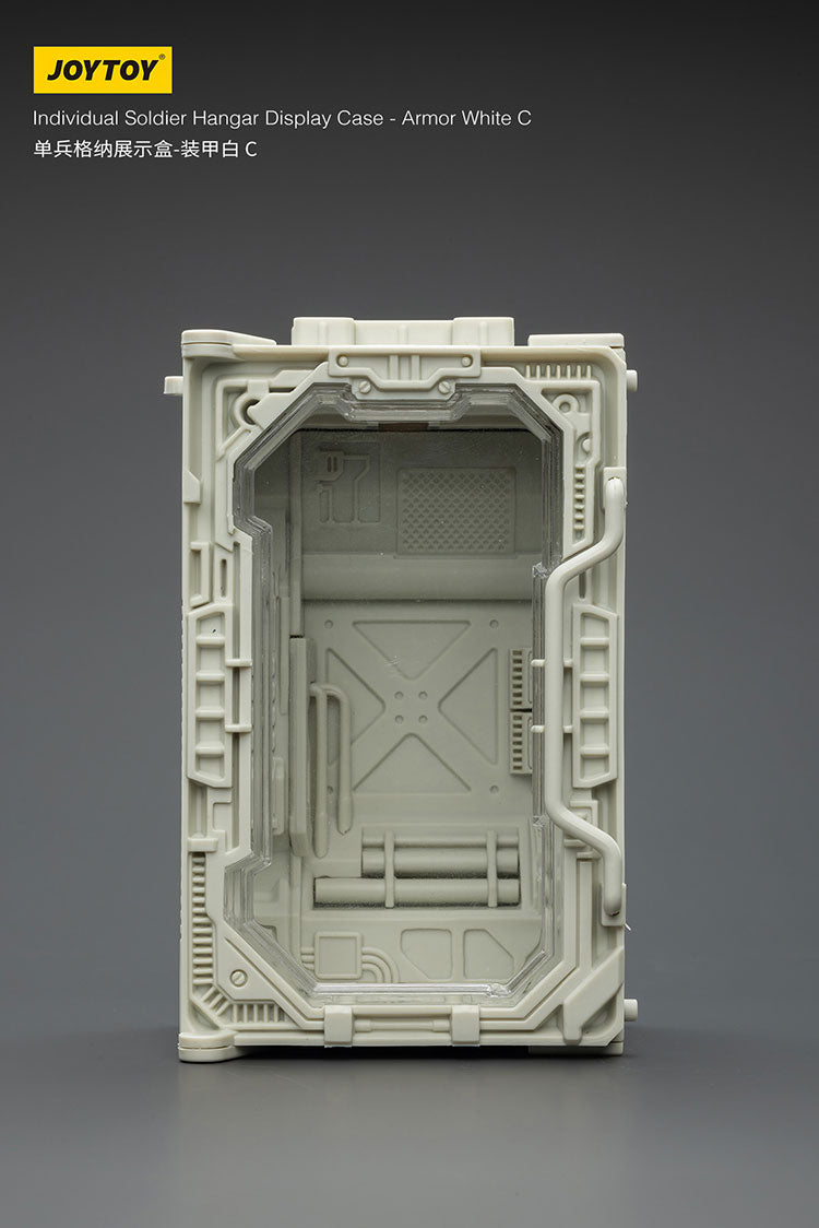 Individual Soldier Hangar Display Case - Armor White