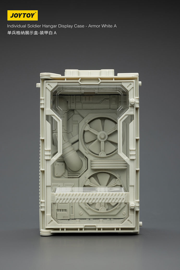 Individual Soldier Hangar Display Case - Armor White