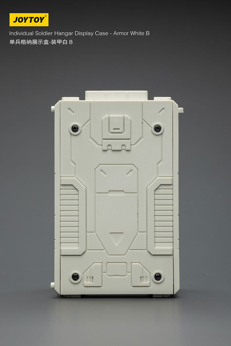 Individual Soldier Hangar Display Case - Armor White