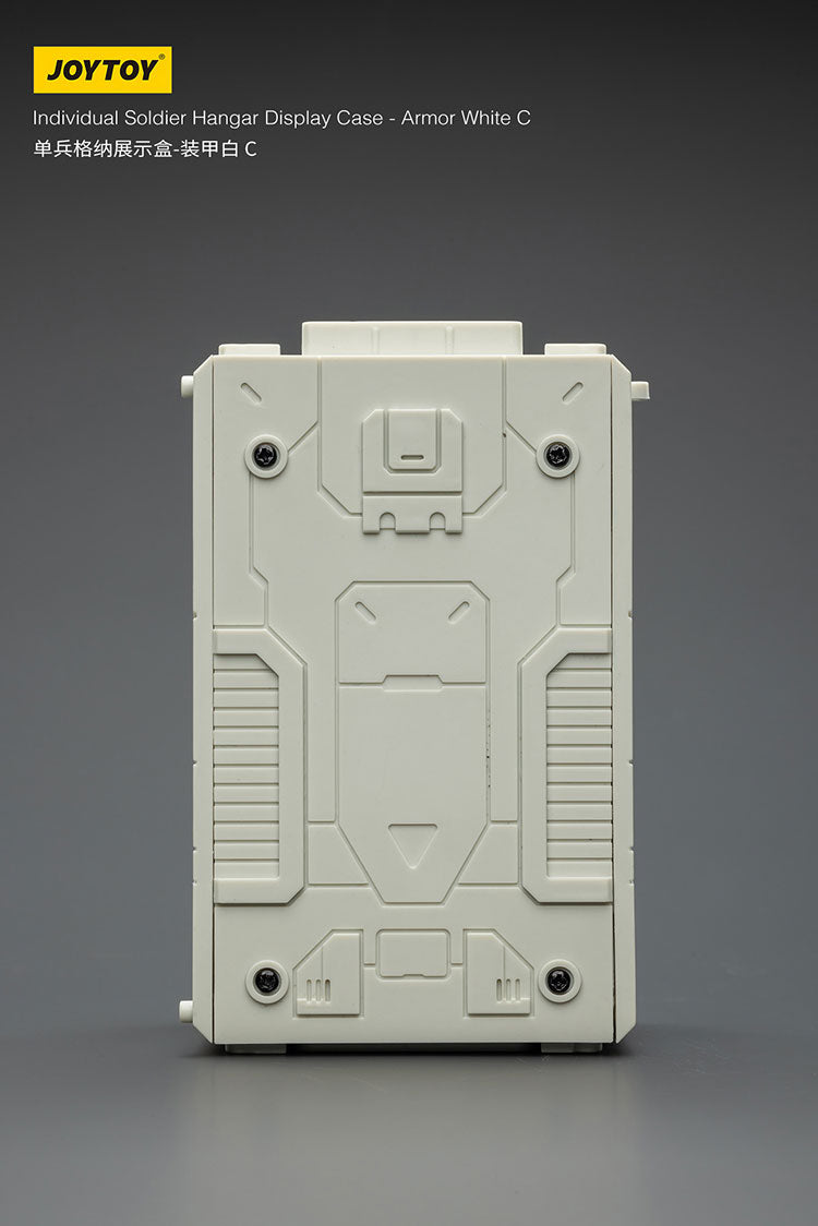 Individual Soldier Hangar Display Case - Armor White