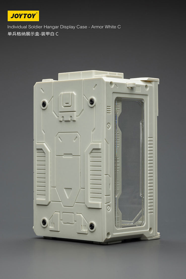 Individual Soldier Hangar Display Case - Armor White