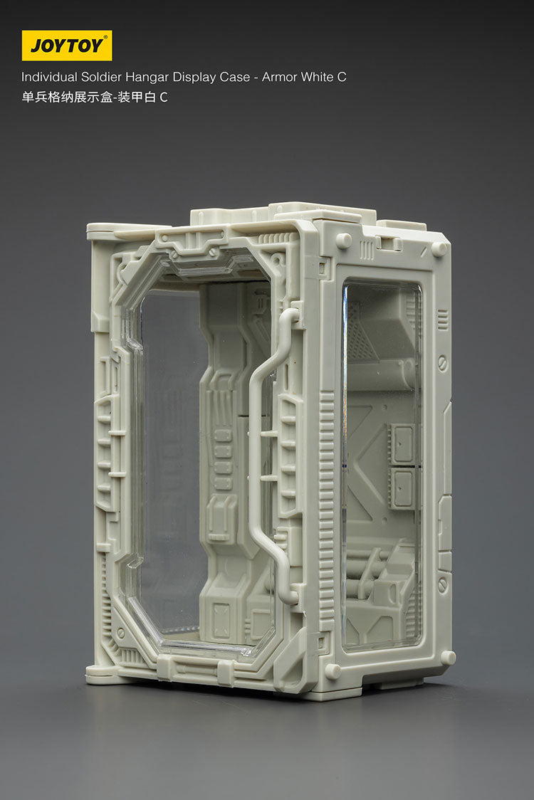 Individual Soldier Hangar Display Case - Armor White