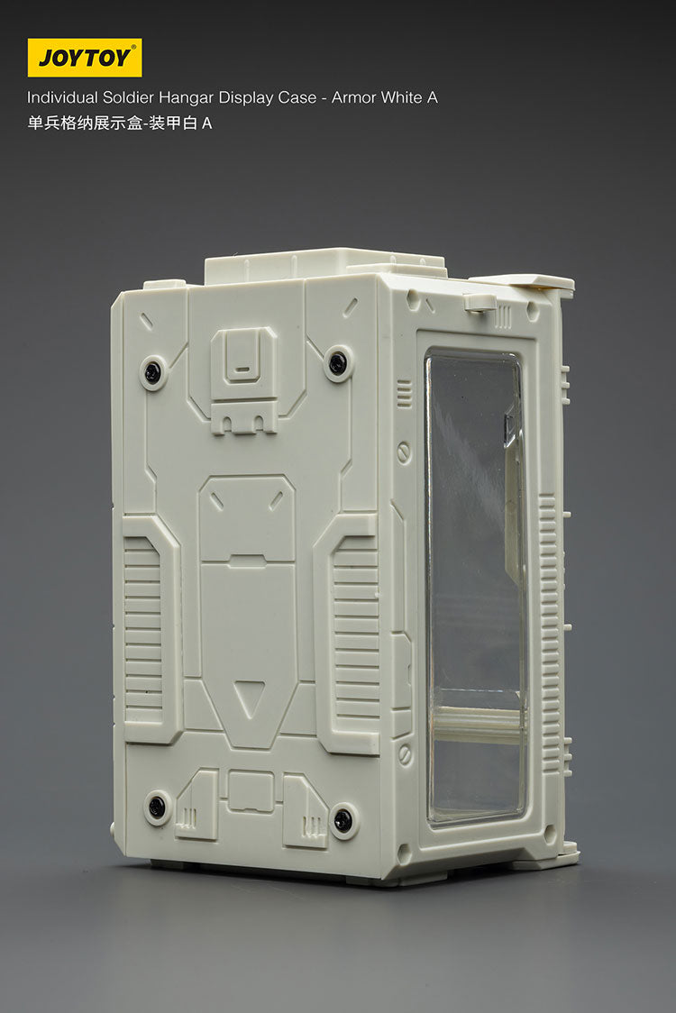 Individual Soldier Hangar Display Case - Armor White