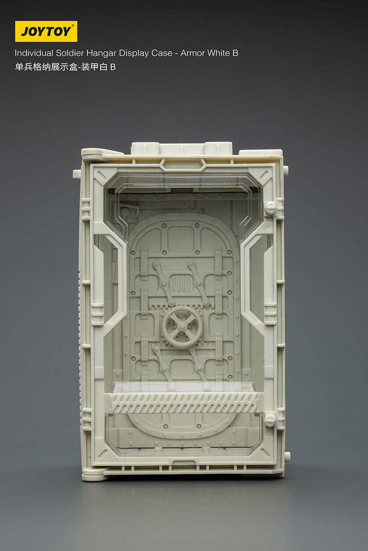 Individual Soldier Hangar Display Case - Armor White