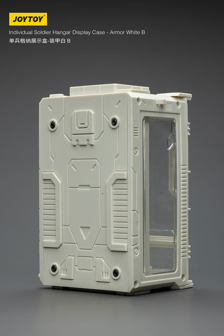 Individual Soldier Hangar Display Case - Armor White
