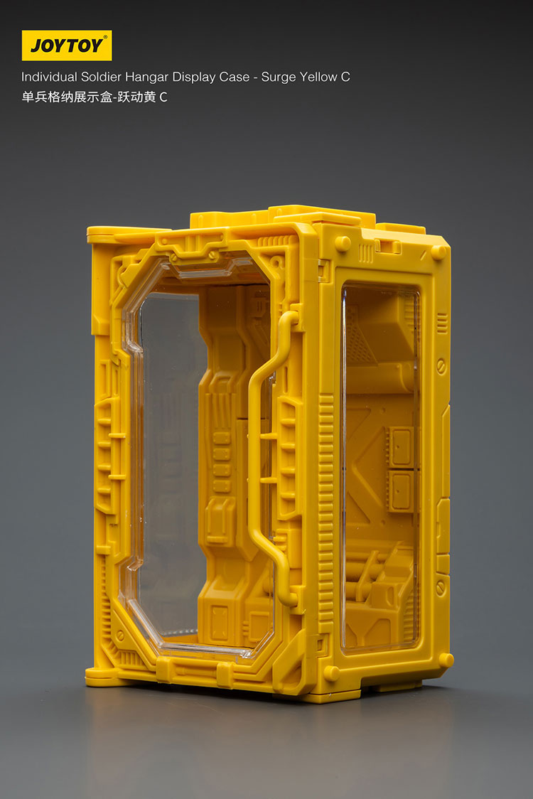 Individual Soldier Hangar Display Case - Surge Yellow
