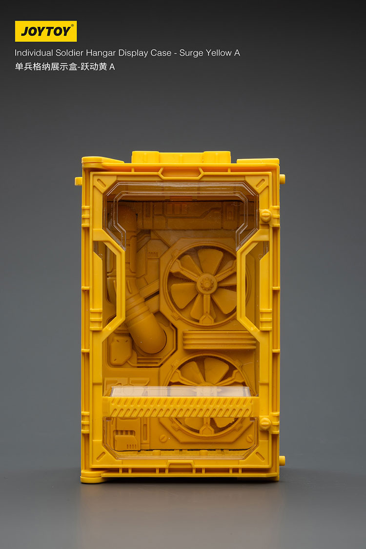 Individual Soldier Hangar Display Case - Surge Yellow