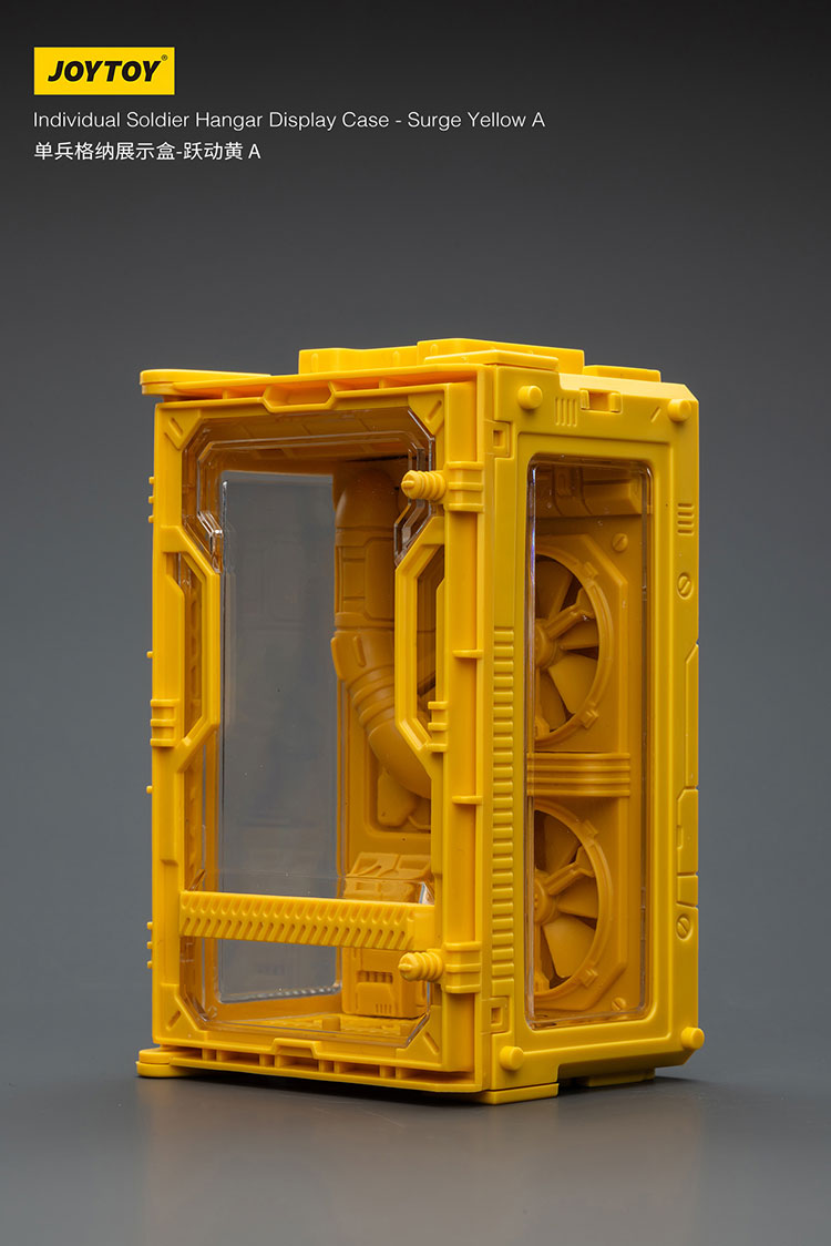 Individual Soldier Hangar Display Case - Surge Yellow