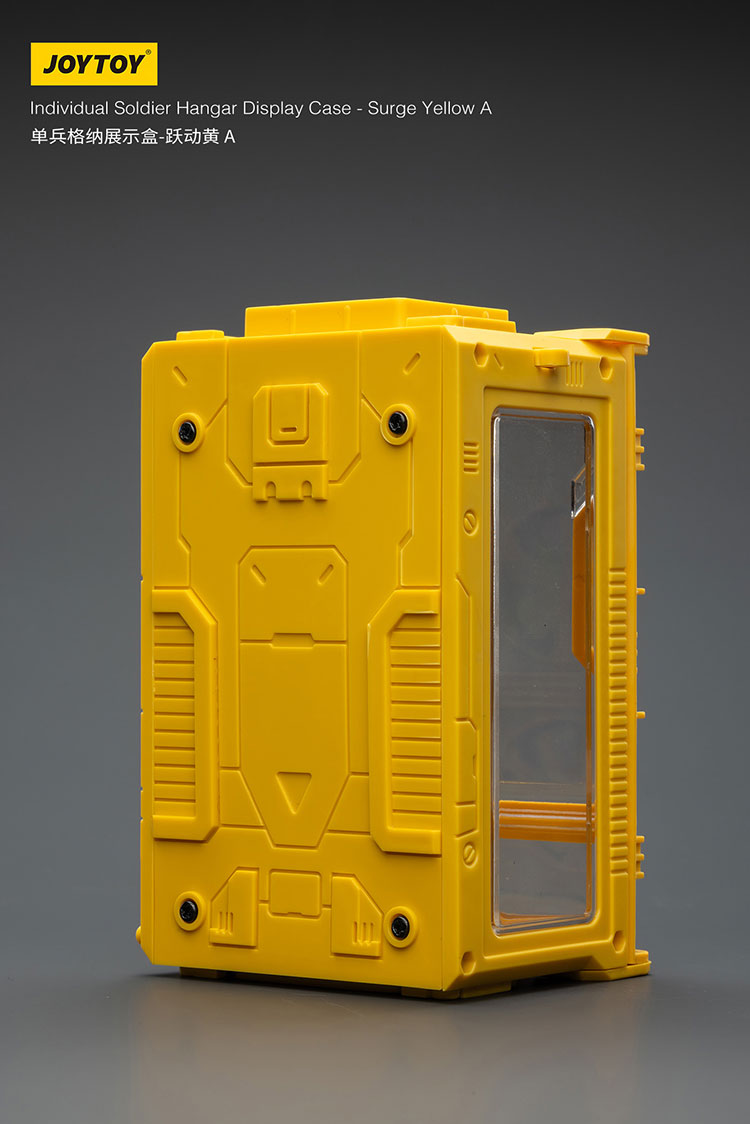 Individual Soldier Hangar Display Case - Surge Yellow