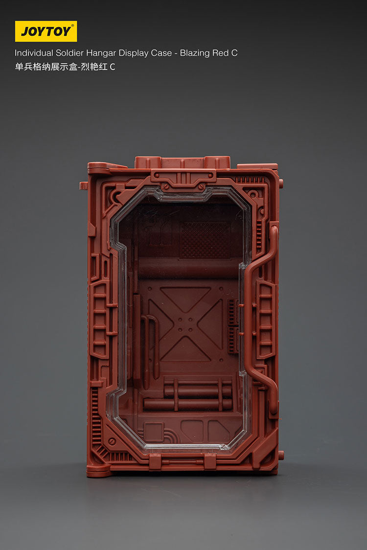 Individual Soldier Hangar Display Case - Blazing Red