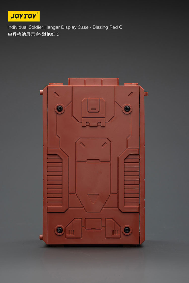 Individual Soldier Hangar Display Case - Blazing Red