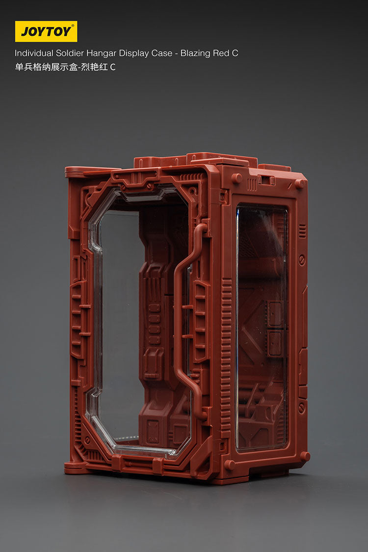 Individual Soldier Hangar Display Case - Blazing Red