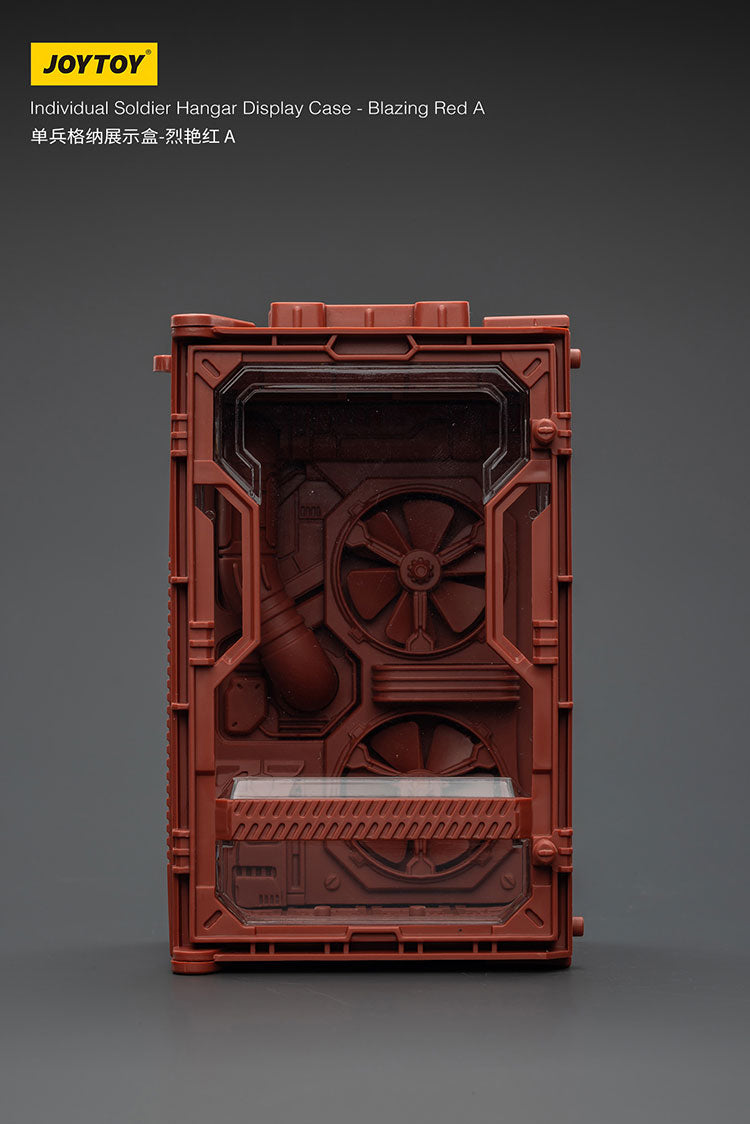 Individual Soldier Hangar Display Case - Blazing Red