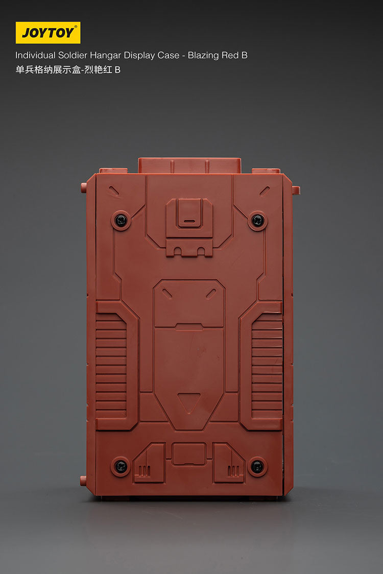 Individual Soldier Hangar Display Case - Blazing Red