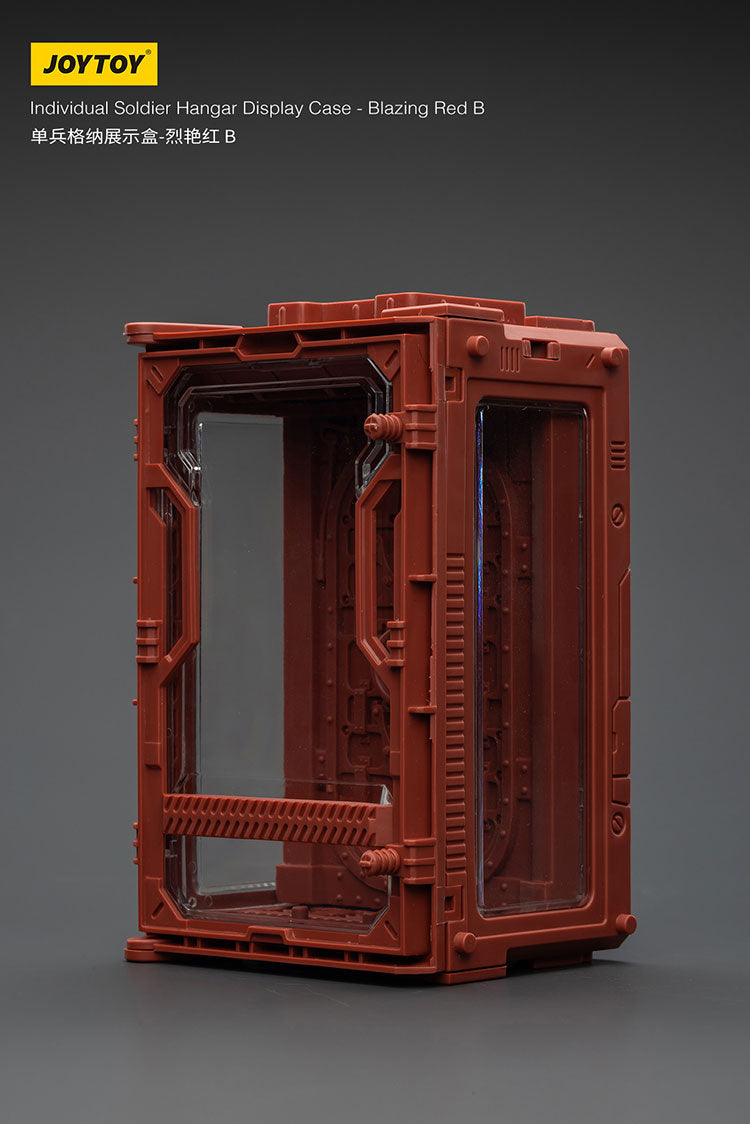 Individual Soldier Hangar Display Case - Blazing Red
