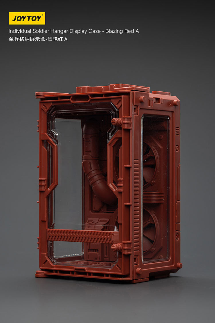 Individual Soldier Hangar Display Case - Blazing Red