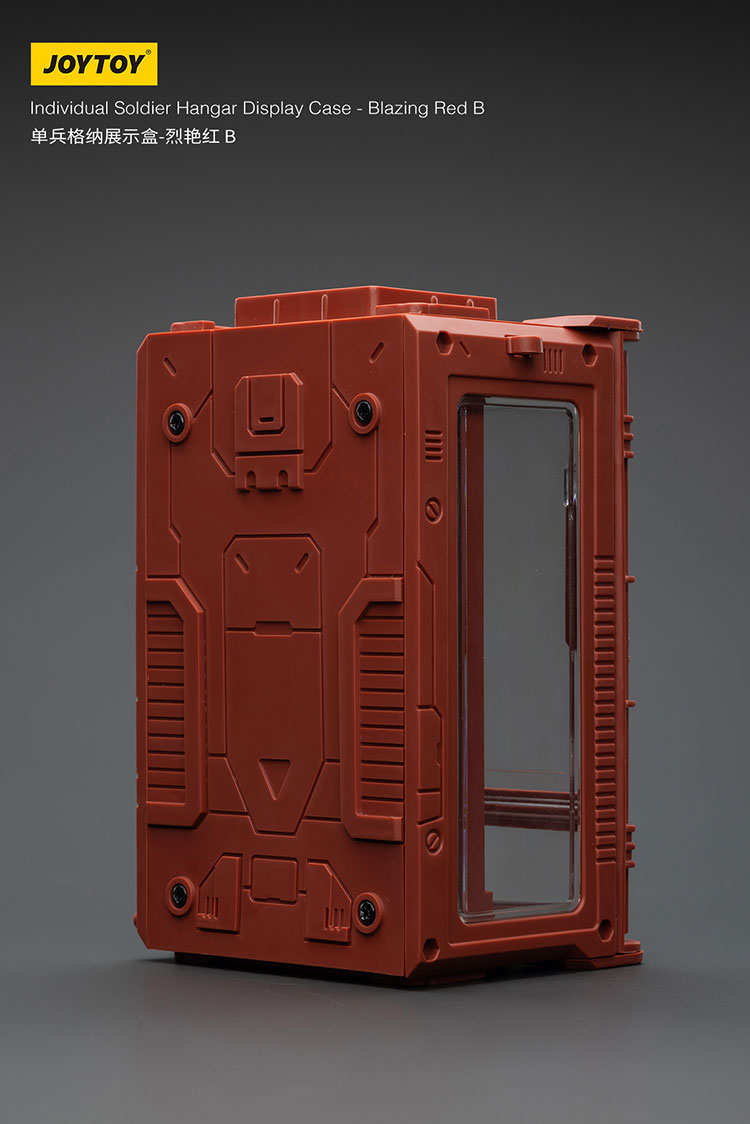 Individual Soldier Hangar Display Case - Blazing Red
