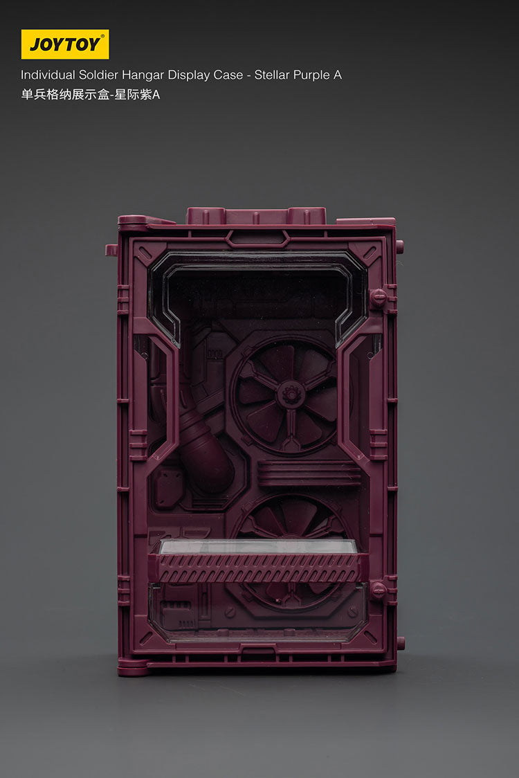 Individual Soldier Hangar Display Case - Stellar Purple