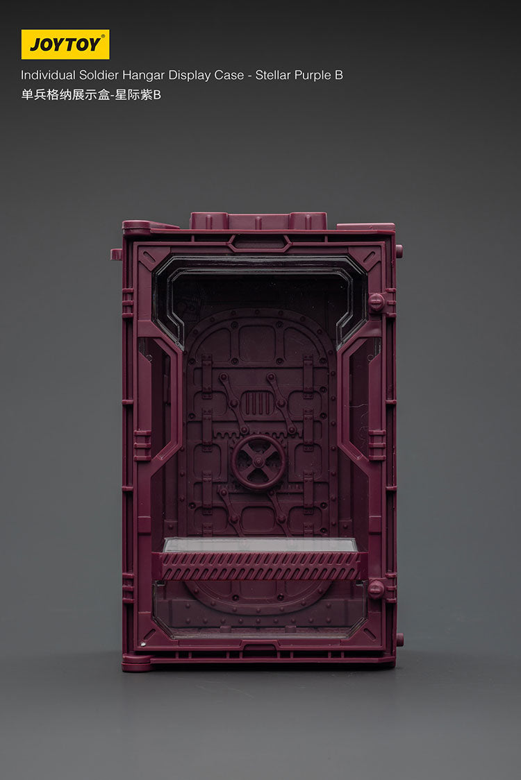 Individual Soldier Hangar Display Case - Stellar Purple