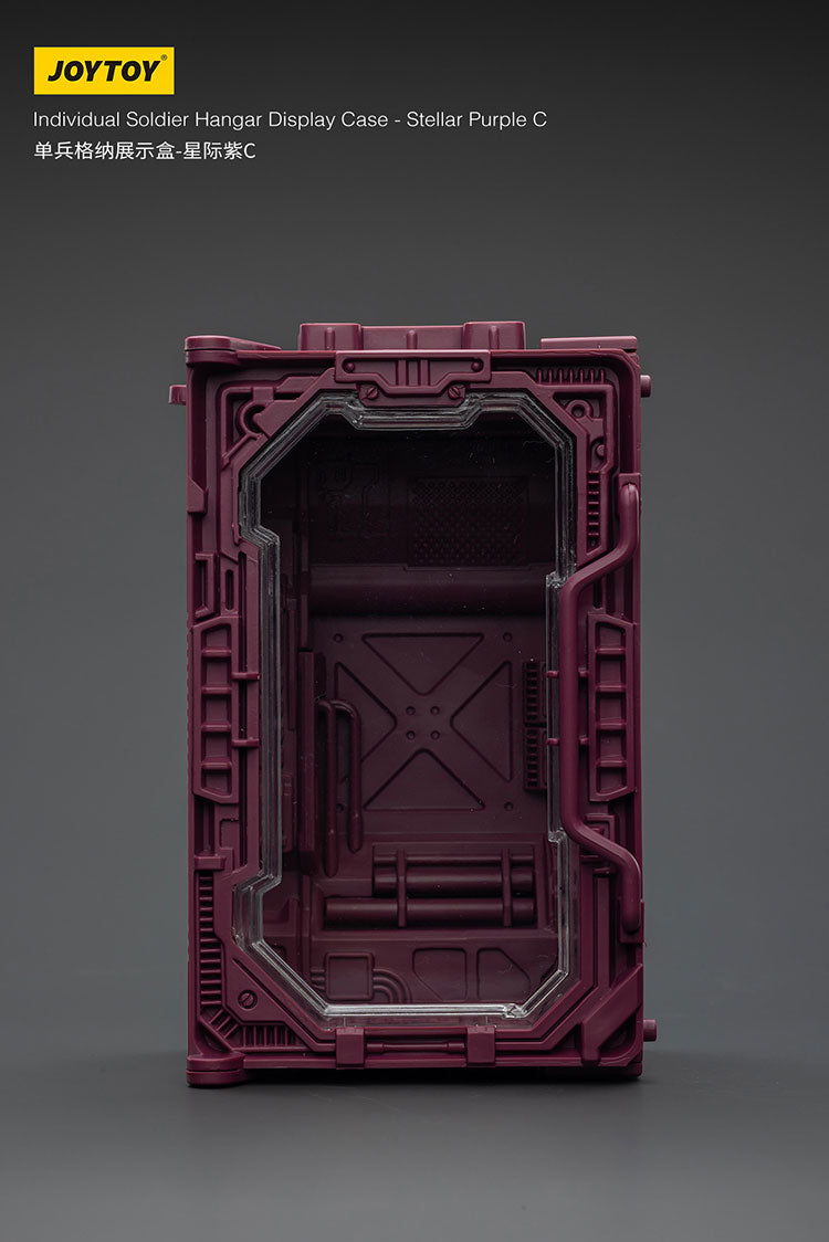Individual Soldier Hangar Display Case - Stellar Purple