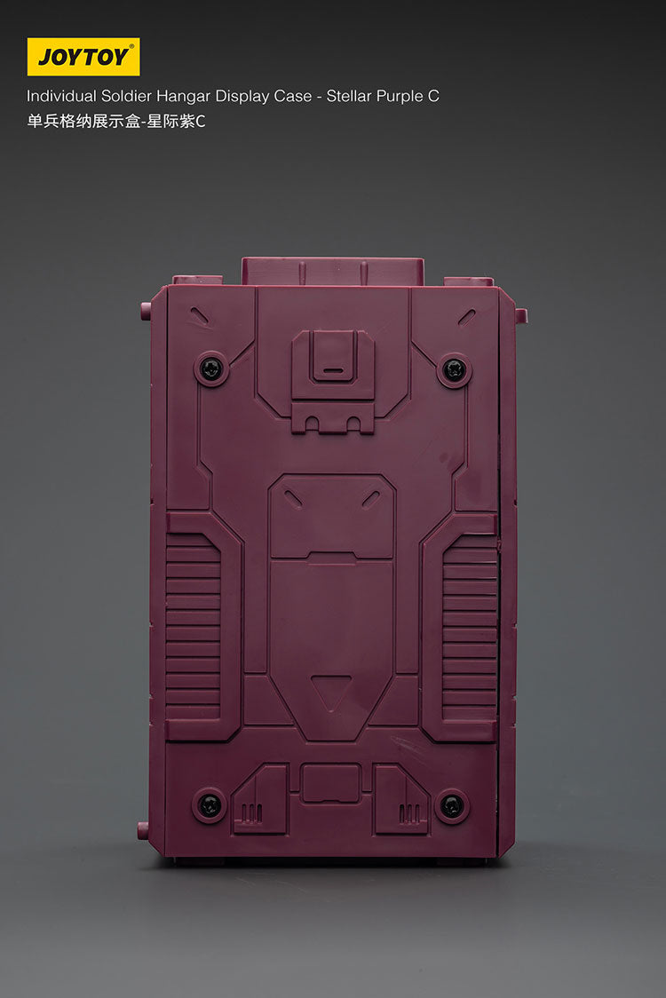 Individual Soldier Hangar Display Case - Stellar Purple