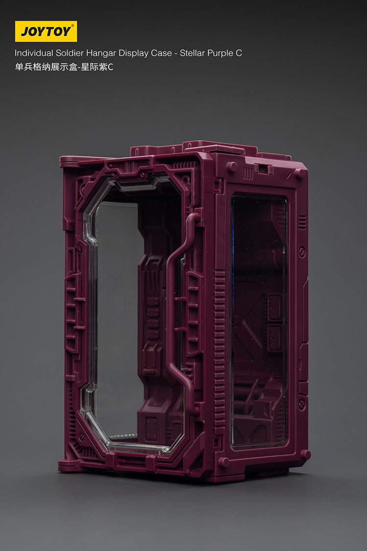Individual Soldier Hangar Display Case - Stellar Purple